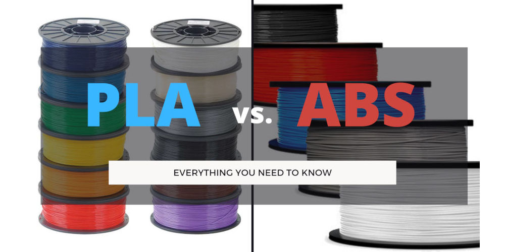 The differences between ABS and PLA 3D printing filaments